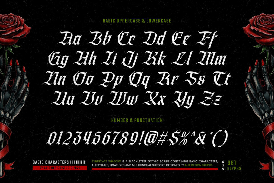 Syndicate Shadow Font