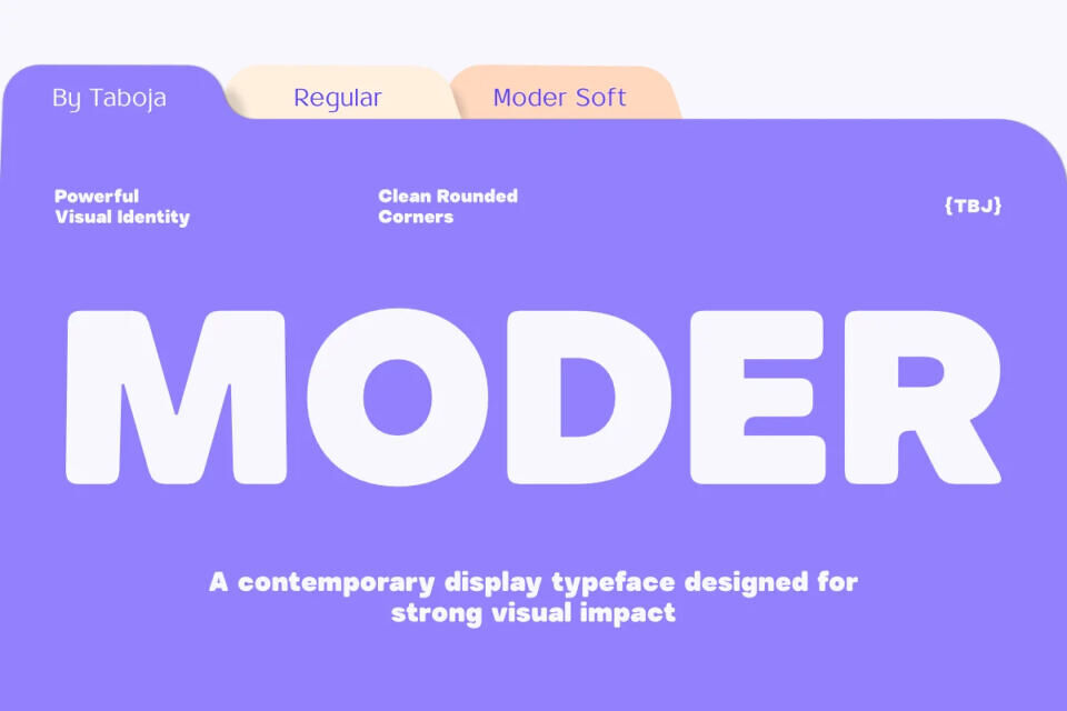 TBJ Moder Font