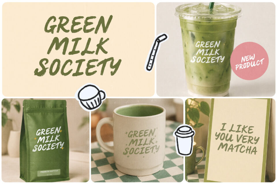 The Matcha Club Font