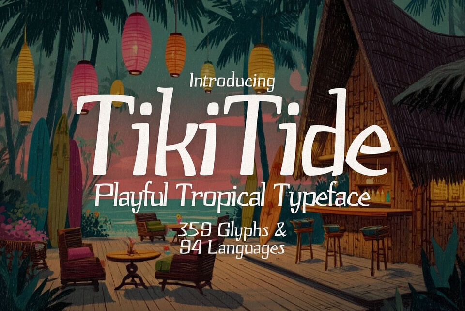 Tiki Tide Font