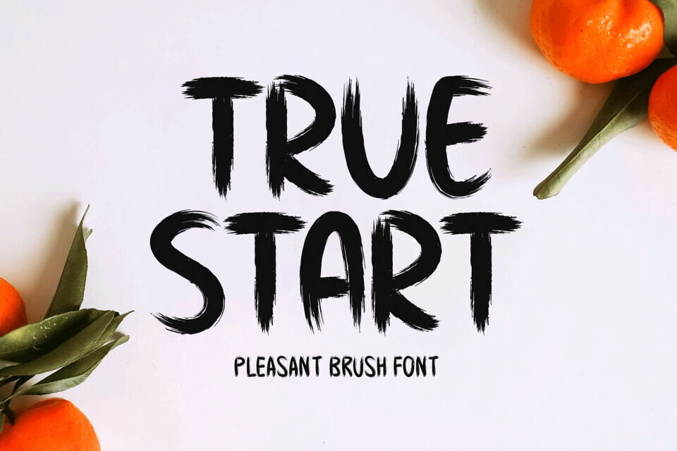True Start Font