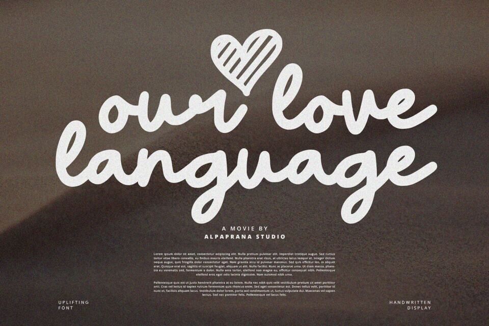 Uplifting Font