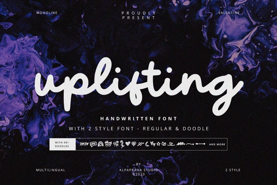 Uplifting Font