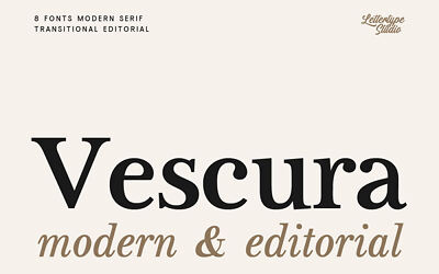 Vescura Font Family