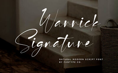 Warrick Signature Font