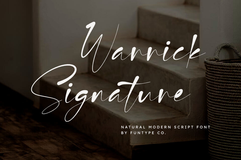 Warrick Signature Font