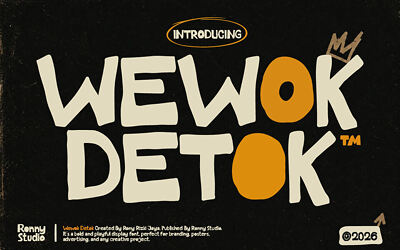 Wewok Detok Font