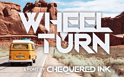 Wheel Turn Font