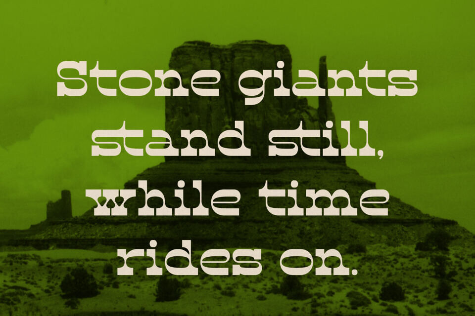 Abron Clinton Inline Font