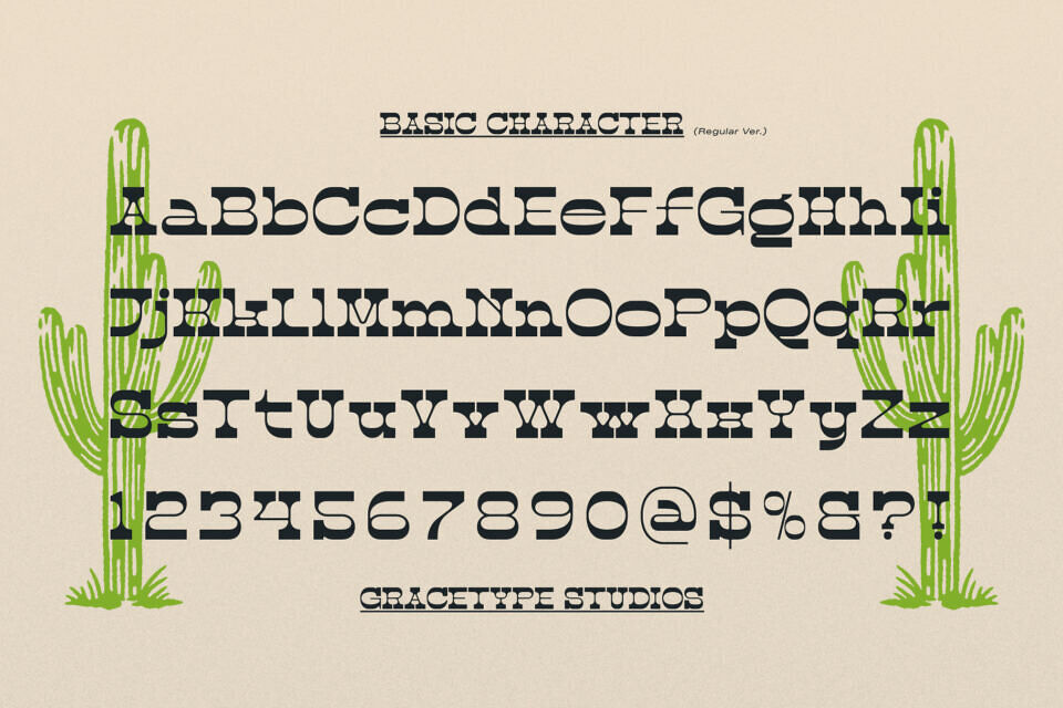 Abron Clinton Inline Font