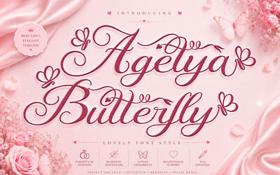 Agetya Butterfly Font