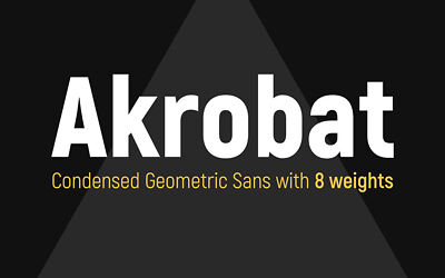 Akrobat Font Family