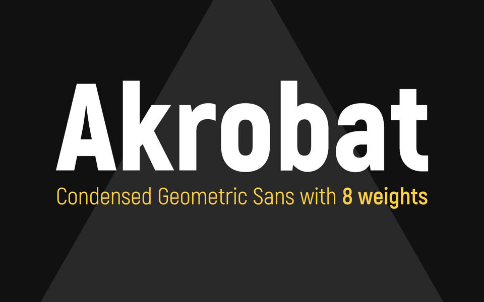 Akrobat Font Family