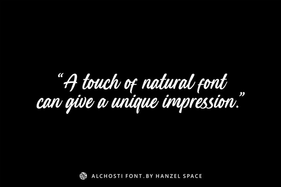 Alchosti Font