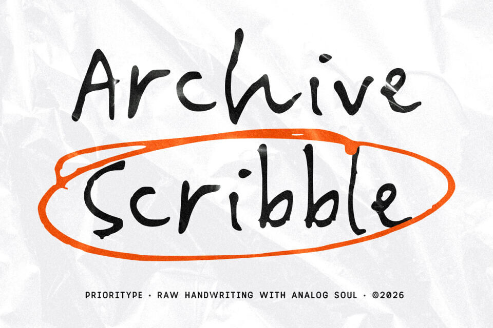 Archive Scribble Font