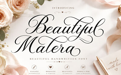 Beautiful Malera Font