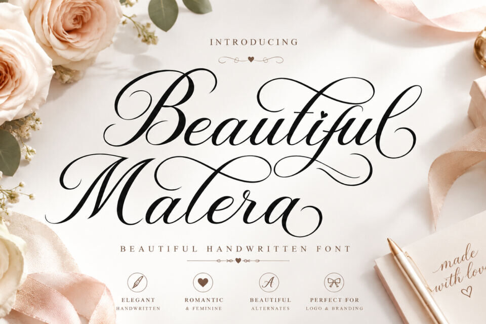 Beautiful Malera Font