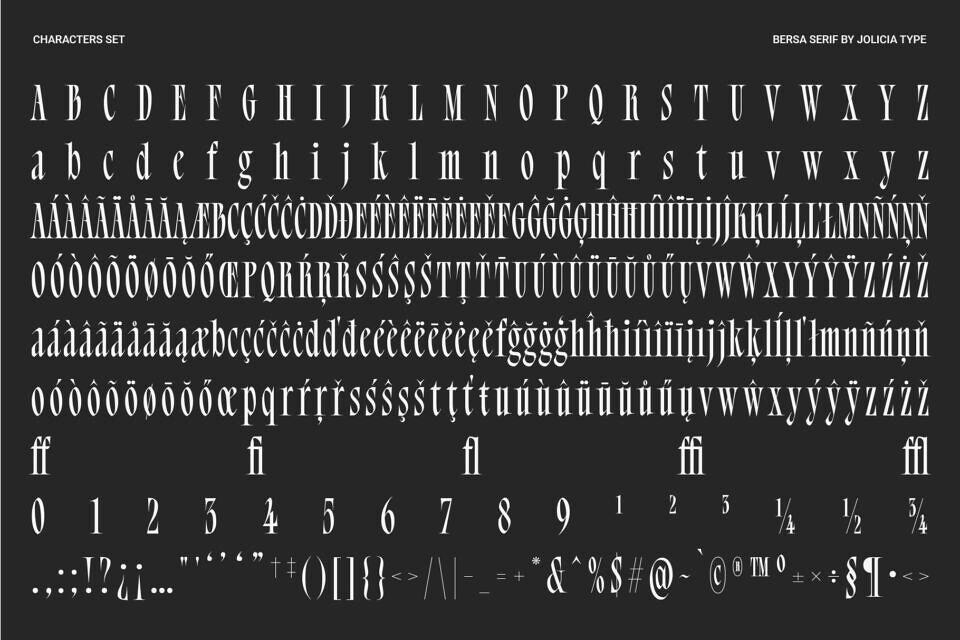 Bersa Serif Font