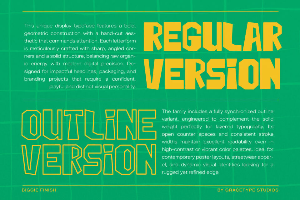 Biggie Finish Font