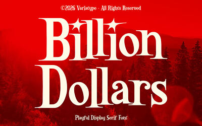 Billion Dollars Font