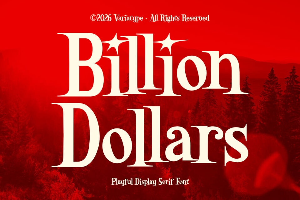 Billion Dollars Font