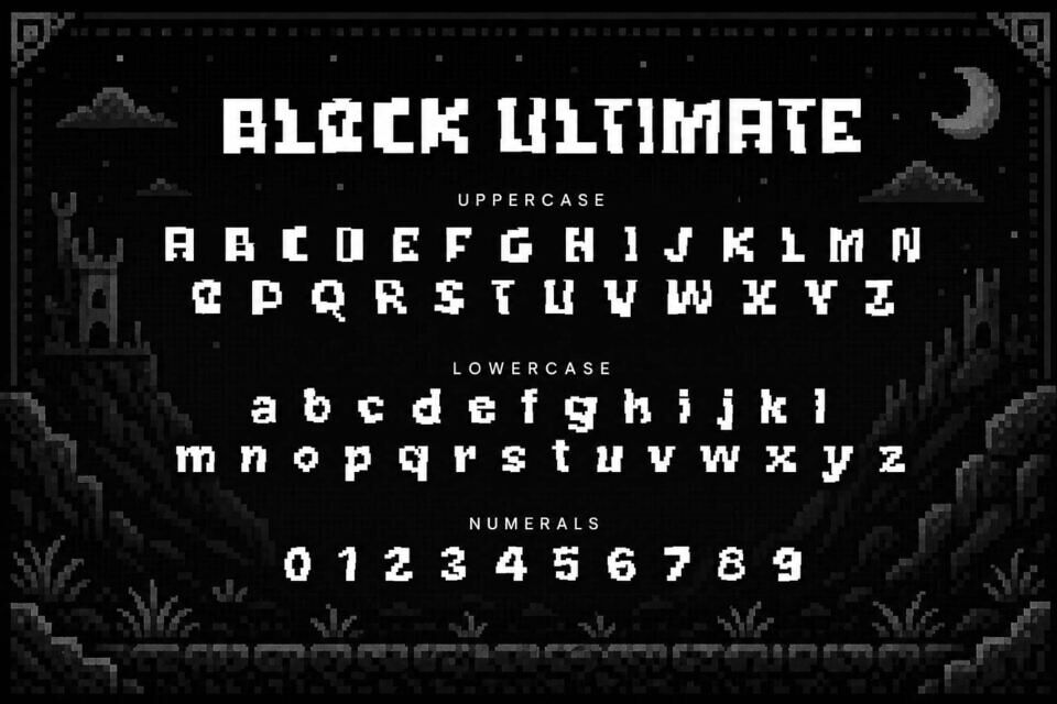 Block Ultimate Font