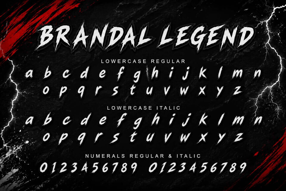 Brandal Legend Font