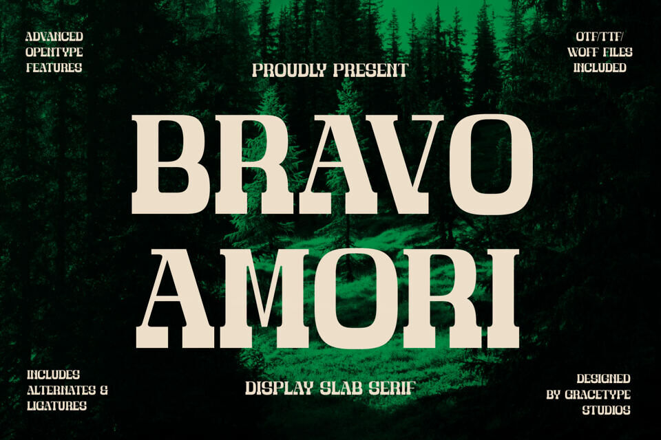 Bravo Amori Font