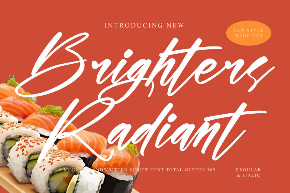 Brighters Radiant Font