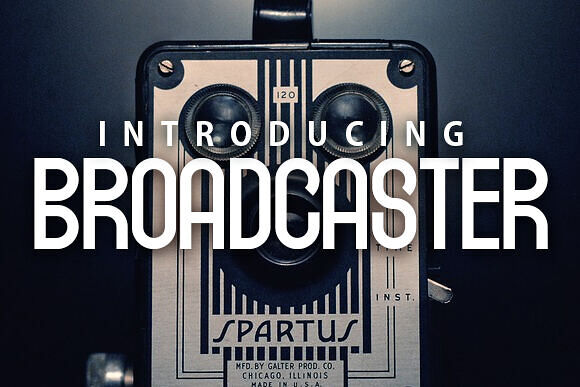 Broadcaster Font Family