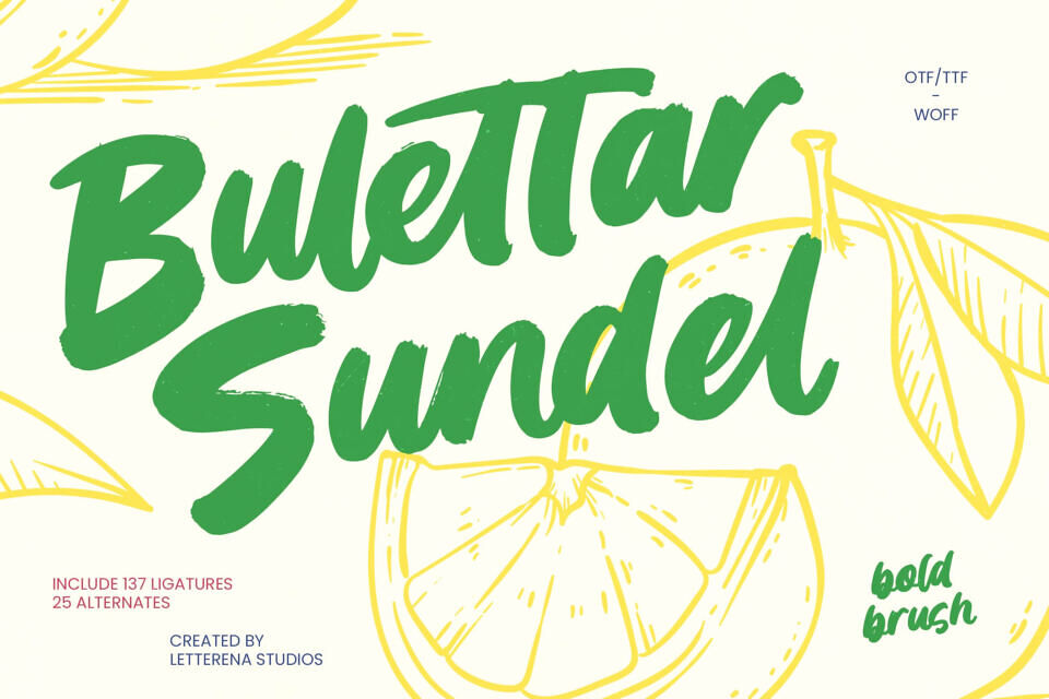 Bulettar Sundel Font