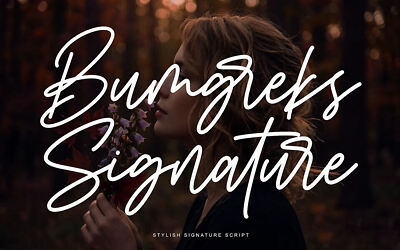 Bumgreks Signature Font