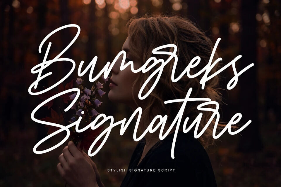 Bumgreks Signature Font