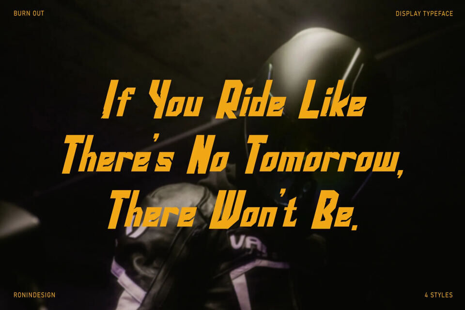 Burn Out Font