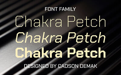 Chakra Petch Font Family