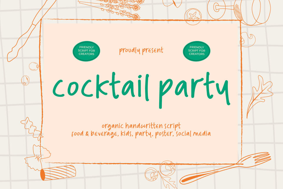 Cocktail Party Font