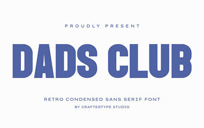 Dads Club Font