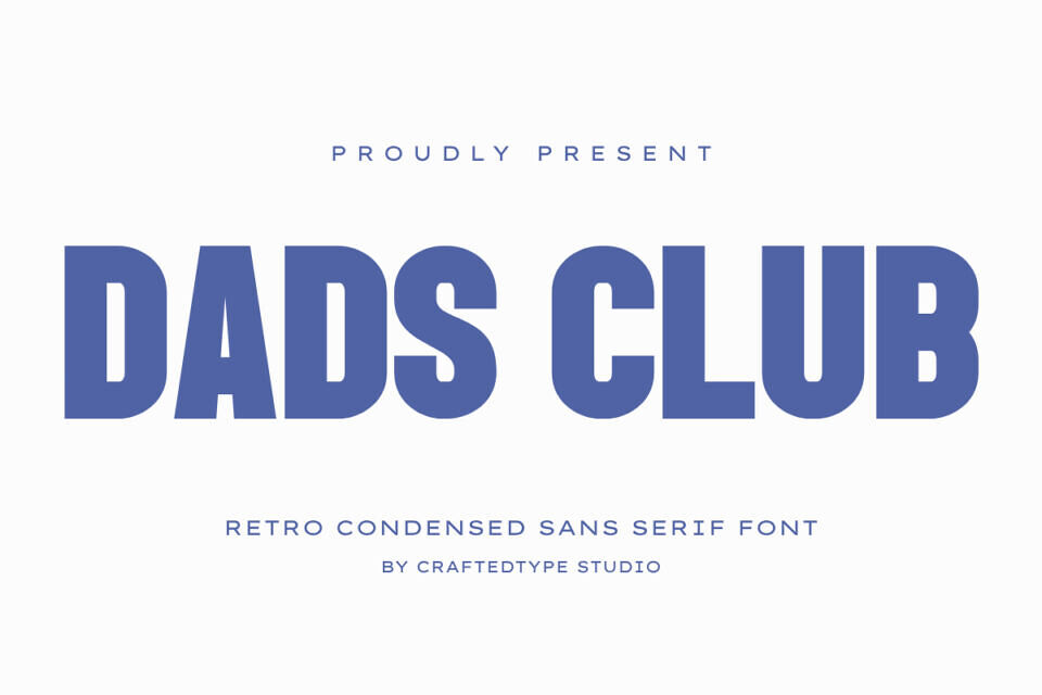 Dads Club Font