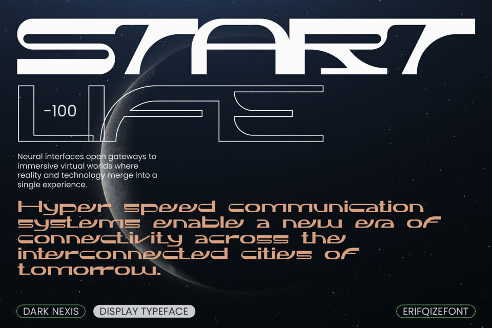Dark Nexis Font