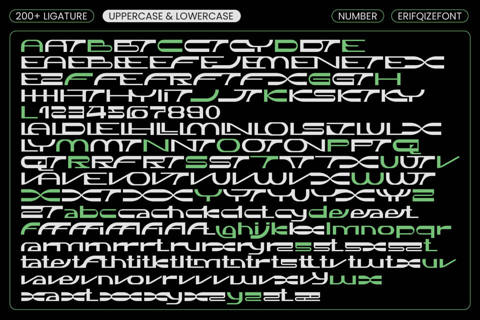 Dark Nexis Font