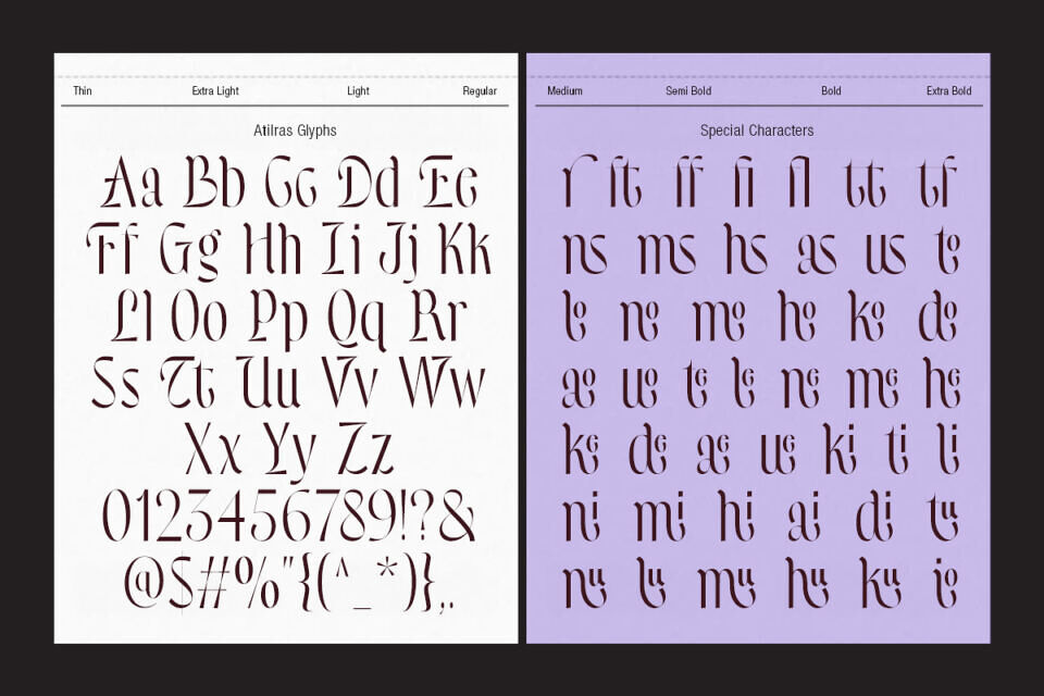 Dh Atilras Font