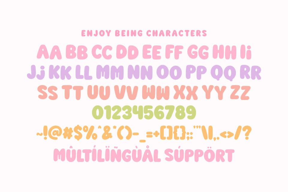 Enjoy Being Font