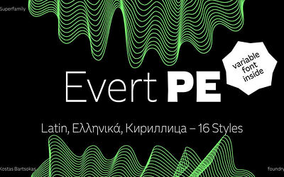 Evert PE Font Family