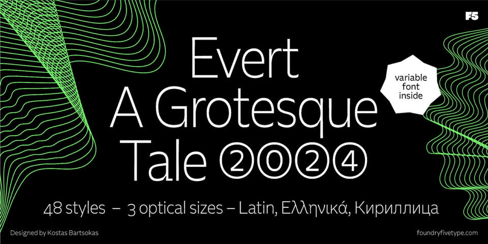 Evert PE Font Family