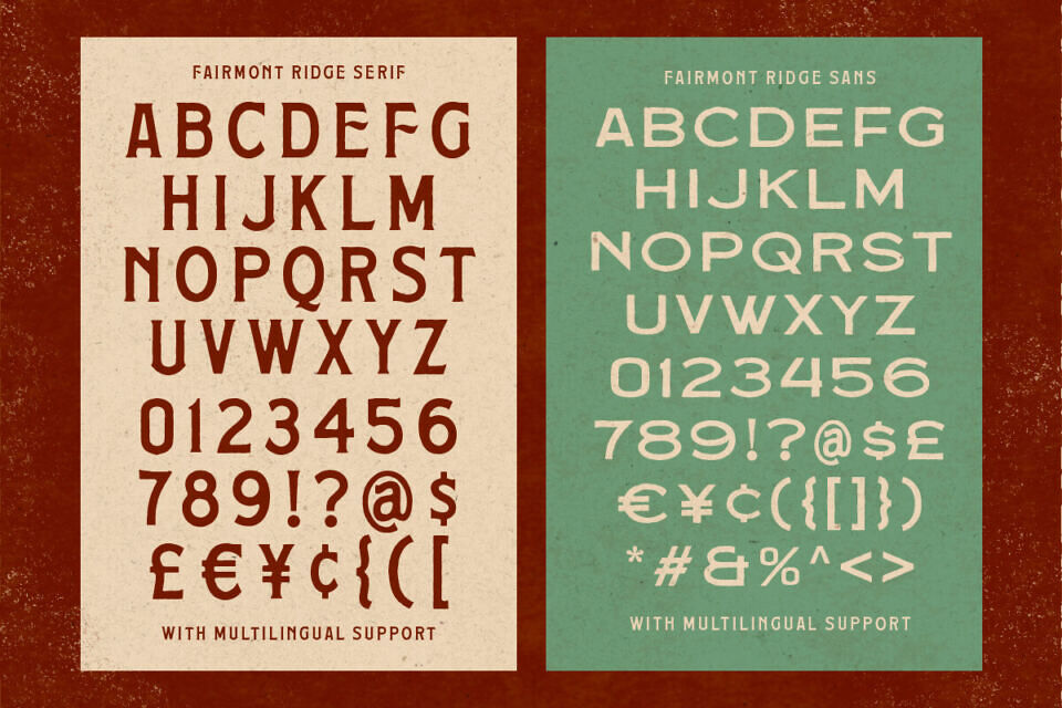 Fairmont Ridge Font Family