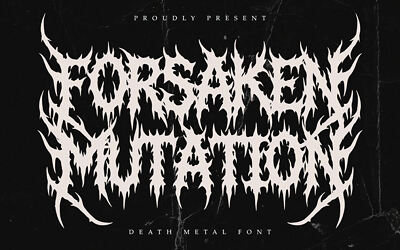 Forsaken Mutation Font