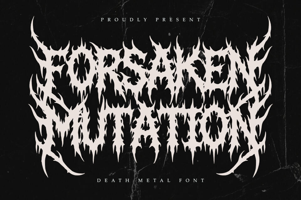 Forsaken Mutation Font