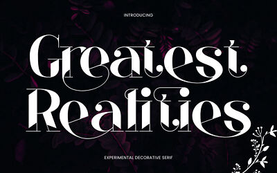 Greatest Realities Font
