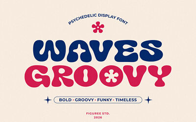 Groovy Waves Font