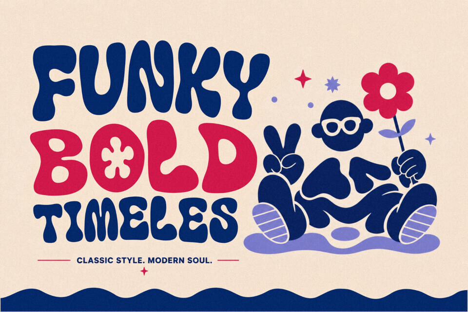 Groovy Waves Font